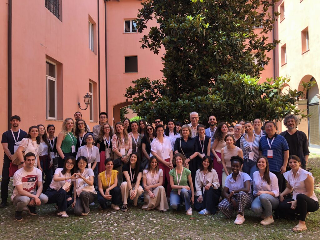 Group photo of participants, lecturers, and organisers at the 2023 Summer School in Digital Humanties in Modena.